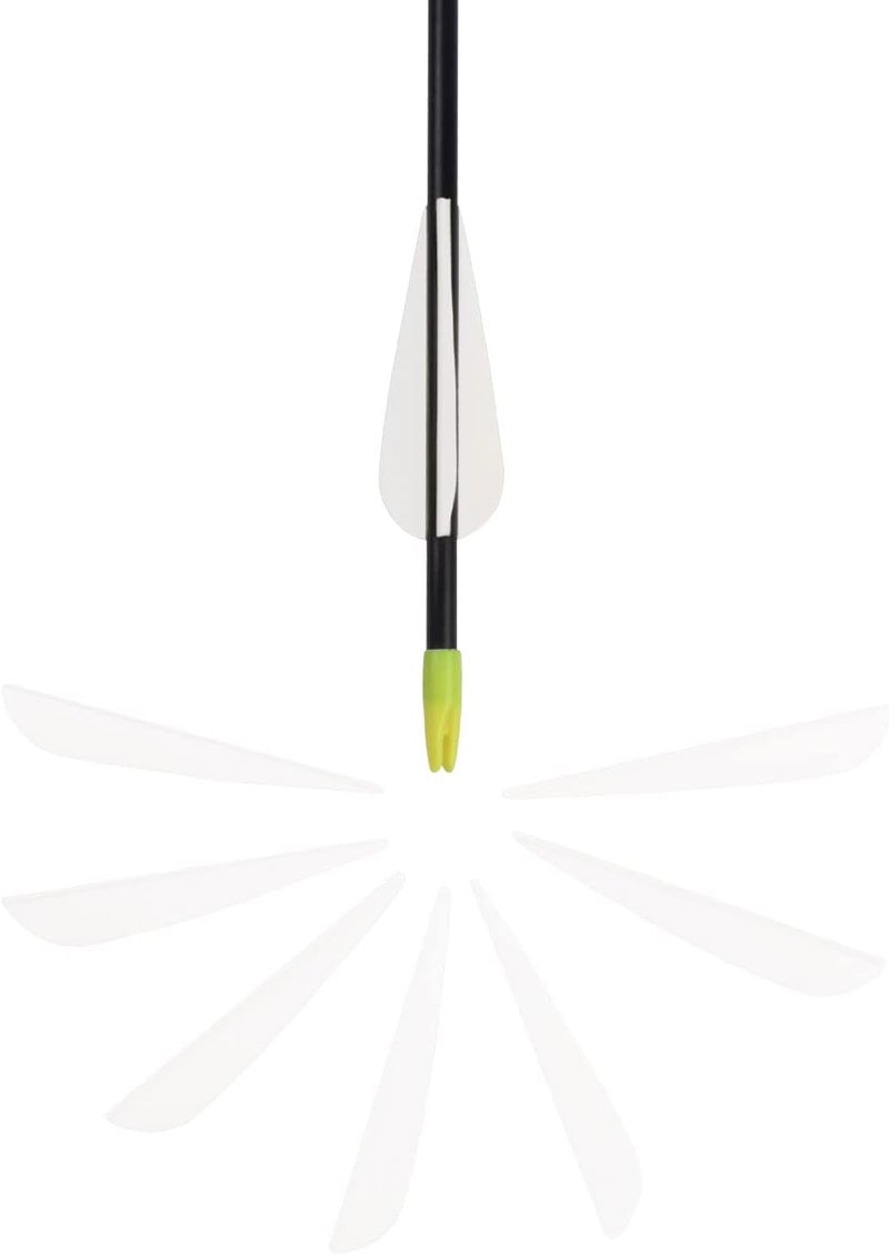 TY Archery 3 Inch Arrow Fletching Vanes Plastic Feather for DIY Archery Hunting Targeting Arrows(Pack of 50) - Image 4